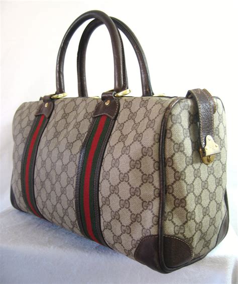 gucci crest duffle bag|authentic gucci duffle bags.